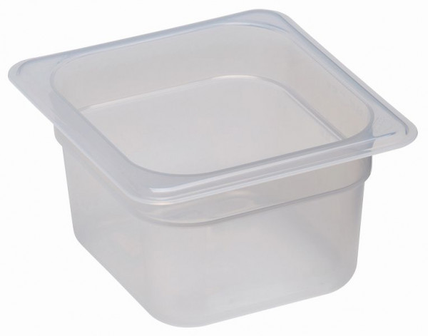 Conteneur GN Cambro 1 / 6-100 mm en polypropylène translucide, unité: 6 pièces, 64PP190