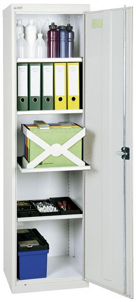 armoire à outils et matériaux contondants série 3000, 7035/7035, 4 étagères, 3005007
