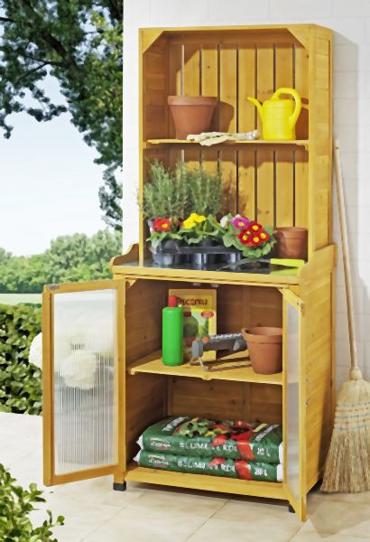 Armoire de jardin Metra avec fixation pour étagère, 10161