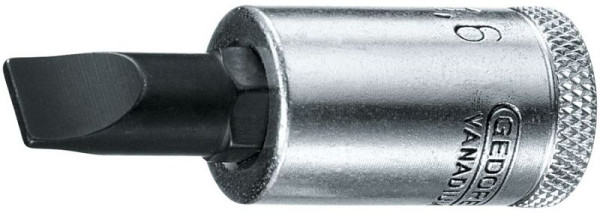 Embout de tournevis GEDORE 10x1,6 3/8'' pour vis à fente, 6666370