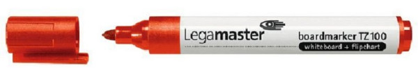 Marqueur de tableau Legamaster TZ100 rouge, UE : 10 pièces, 7-110502