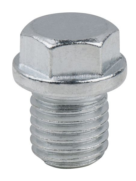 Vis de vidange d'huile KS Tools, six pans extérieurs 17 mm, M12x1,5x13 mm, paquet de 10, 430.1014