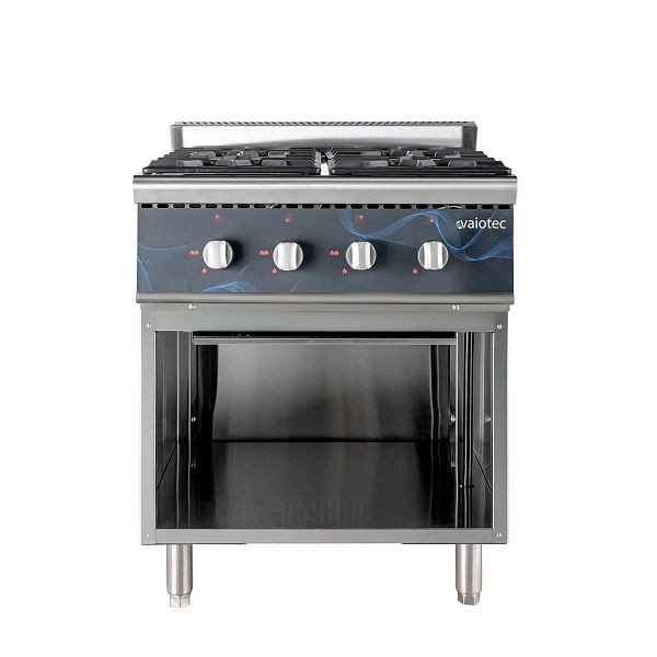Cuisinière à gaz Vaiotec EASYLINE 700 - 4 feux 28,8 KW - base ouverte, 70x70x85 cm, 11475