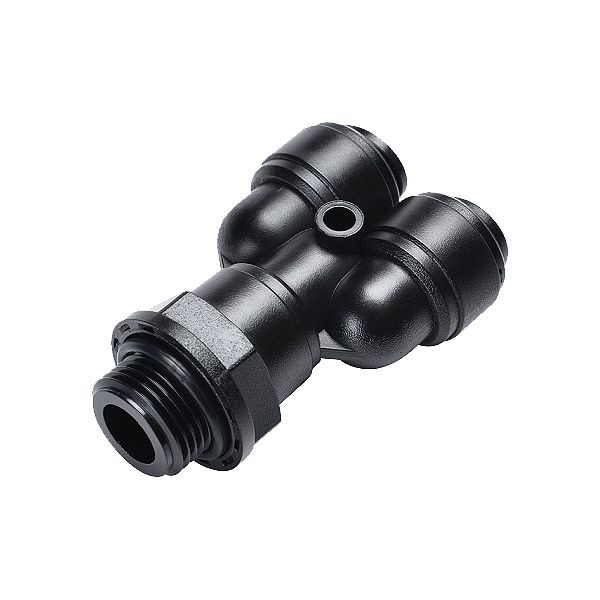 minuteur B-YEd-6-1/4-KU-H2O, raccord à vis Y, cylindrique, en plastique, réglable sans pression, pour eau, UE : 10 pièces, 03080523
