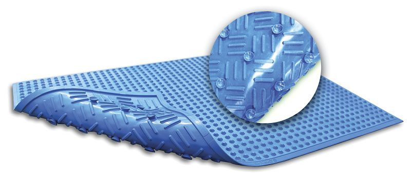 Tapis Ergomat Super-Safe Ergo Blue, longueur 90 cm, largeur 60 cm, SSE6090-B