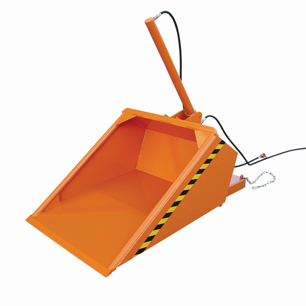 Pelle industrielle Eichinger avec dispositif de basculement hydraulique, 1000 kg, 1000 litres, orange pur, 20611200000000