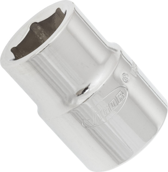 Insert de clé à douille VIGOR, carré creux 20 mm (3/4 pouce), profil à six pans extérieurs, 21 mm, V2324N