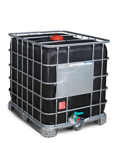 Conteneur pour marchandises dangereuses DENIOS Recobulk IBC, UV, patins en acier, 1000 l, NW150 / NW50, 266-206