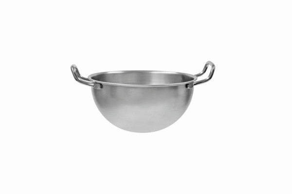 Bouilloire à main Schneider 18/10, avec 2 poignées, Ø 220 mm, hauteur 120 mm, volume 2,7 l, 199400