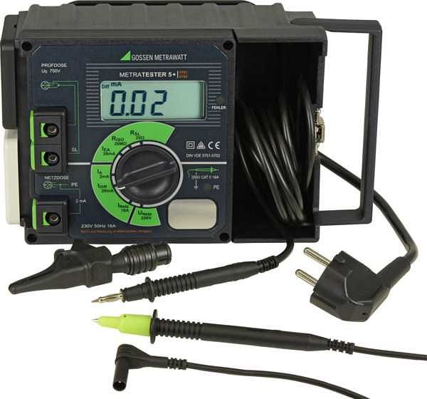 Appareil de test Gossen Metrawatt pour les tests selon DIN VDE 0701-0702 METRATESTER 5+, M700D