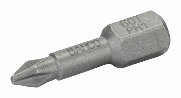 Embouts Bahco 1/4", 25 mm, torsion, PH 2, paquet de 10, 60T/PH2