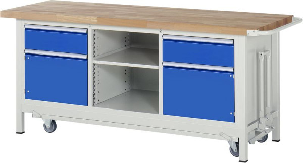 Etabli abaissable RAU 8000 - modèle 8561, L2000 x P700 x H880 mm, 15-8561A2-207B4F.11