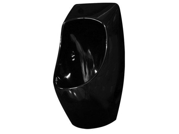 URIMAT Urinoir Céramique Coloré, noir brillant, qualité supérieure, 252.735