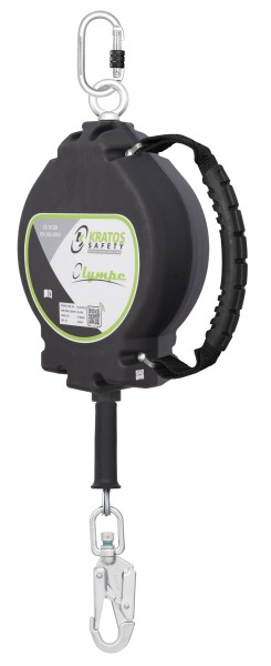 Câble métallique en acier inoxydable Kratos OLYMPE, antichute auto-rétractable 30 m, pour usage vertical uniquement, FA2040030S