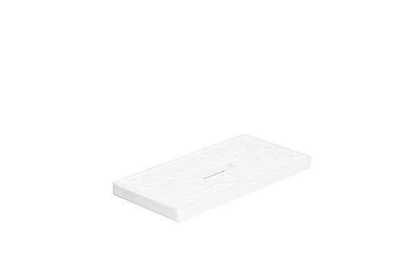 Poche froide APS, 41 x 21 cm, hauteur : 2,5 cm, polyéthylène, blanc, remplie de liquide de refroidissement, 10782