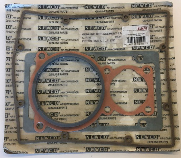 Jeu de segments de piston ELMAG, 3 pièces, pour précompresseur, grand, Ø 110 mm' pour SILENT (B 6000), 9101405