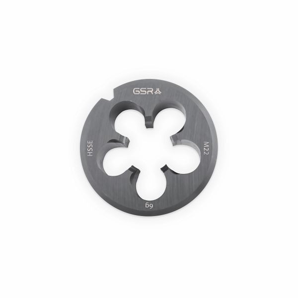 Filière GSR DIN EN 22568 (DIN 223) filetage métrique à droite HSSE-VAP M 22, 00409300
