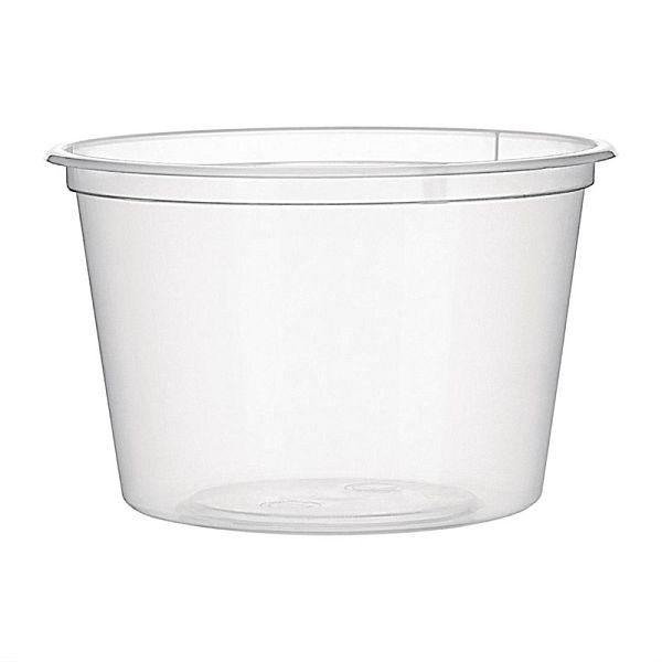 Fiesta Recyclable Plastic Microwaveable 100ml / 3.5oz (Paquet de 100) CT286