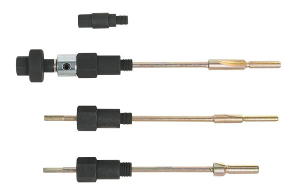 KS Tools MASTER Jeu d'alésoirs pour bougies de préchauffage 3 en 1, 9 pièces, 152.1120