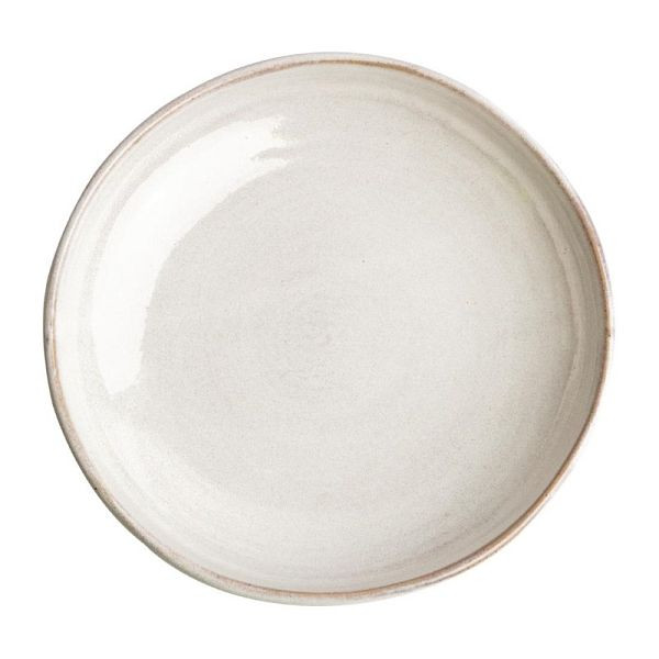 Bol en toile OLYMPIA avec rebord haut blanc 23cm, UV: 6 pièces, FA334