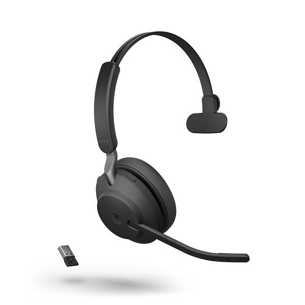 Jabra Evolve2 65, Microsoft Softphone Mono Noir, USB-A, 26599-899-999