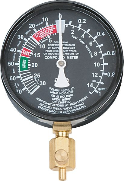 Manomètre KS Tools diamètre 92mm, 150.3601