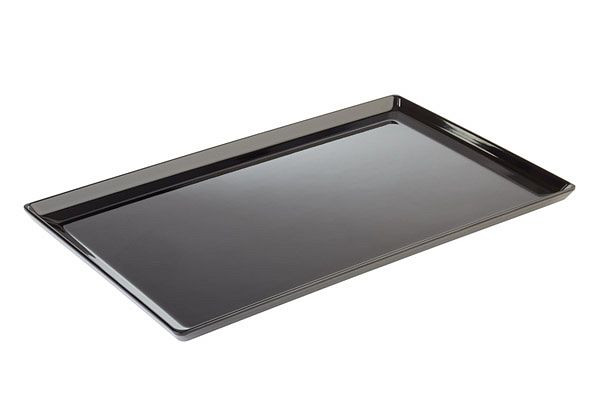 Plateau APS GN 1/1 -FLOAT-, 53 x 32,5 cm, hauteur : 3 cm, mélamine, noir, 83924
