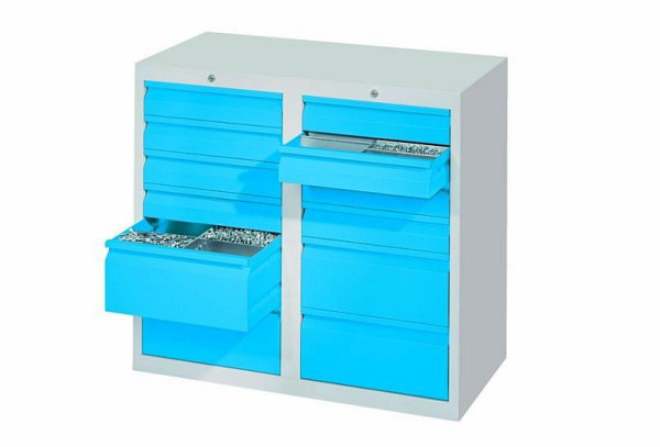 Armoire à tiroirs PAVOY avec glissières coulissantes, capacité 15 kg, 43445-100-002