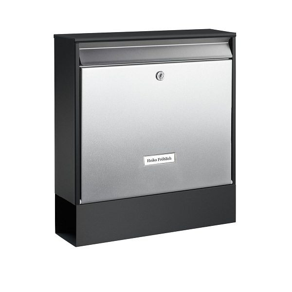 BURG-WÄCHTER boîte aux lettres + coffret Oxford set 68770 B + S, 2 x clés, HxLxP (extérieur) : 403 x 362 x 100mm, 61490