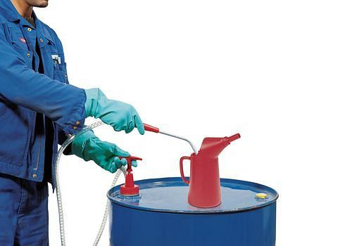 Pompe à huile moteur DENIOS pour produits pétroliers légers, 123-552