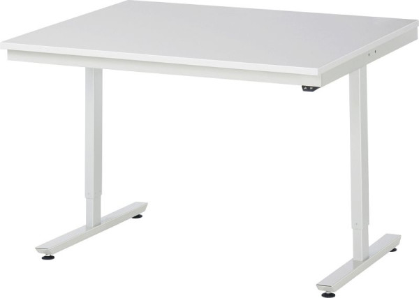 Table de travail RAU série adlatus 150 (réglable électriquement en hauteur), plaque en mélamine, 1250x720-1120x1000 mm, 08-AT-125-100-M