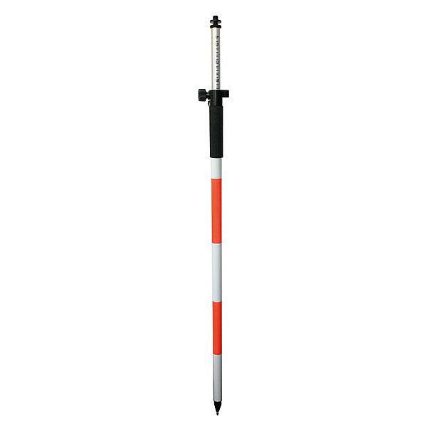 mât prismatique proNIVO avec serre-joint, 1,18 - 2,20 m, jaune, filetage 5/8", 206-SP22TLY-5/8