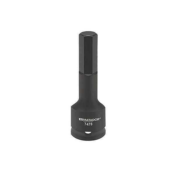 Embout de tournevis électrique MATADOR, six pans creux 7478