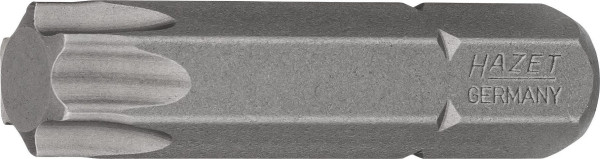 Embout Hazet, hexagonal solide 8 (5/16 pouce), profil intérieur TORX®, T50, taille de clé : T50, 2224-T50