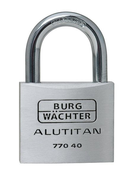 Cadenas à cylindre BURG-WÄCHTER 770 40, 2 x clés, HxLxP (extérieur) : 65 x 40 x 14,3 mm, UE : 10 pièces, 36060