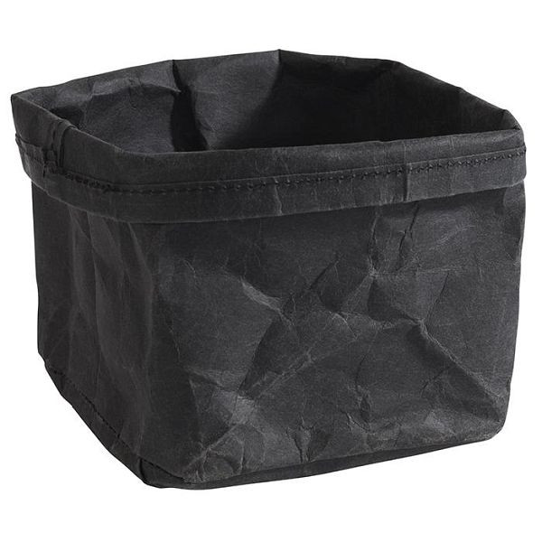 Sac à pain APS, 12 x 11,5 cm, hauteur : 11,5 cm, 70 % fibres naturelles, 30 % résine synthétique, noir, 30356