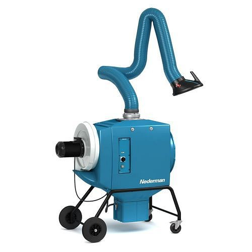 DENIOS Mobile Filterbox 12 M, unité complète pour l'aspiration des poussières et des fumées, 400 V, 304129