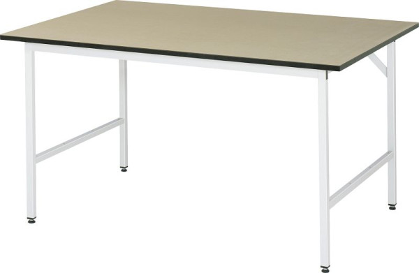 Table de travail RAU série Jerry (3030) - réglable en hauteur, panneau MDF, 1500x800-850x1000 mm, 06-500F10-15.12