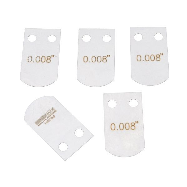 Plaques de jauge d'épaisseur de valve Stahlmaxx, 0,008", pour Porsche, 5 pièces, XXL-118796