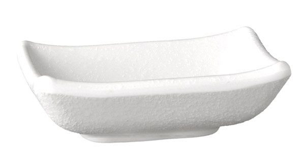 Bol APS -ZEN-, 9 x 7 cm, hauteur : 2,5 cm, mélamine, noir, aspect pierre, 0,05 litre, 83947