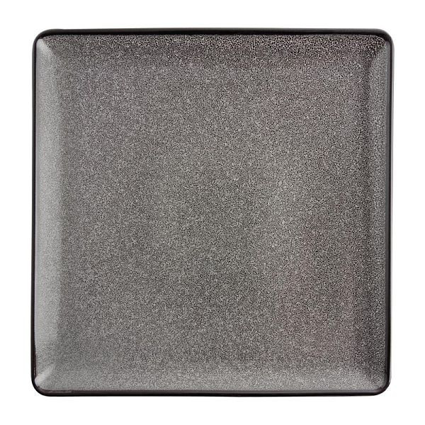 OLYMPIA Assiettes carrées minérales 26,5 cm, UE : 4 pièces, DF173