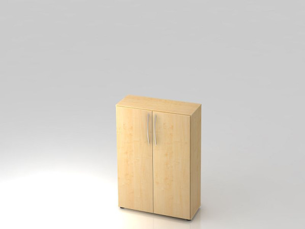 Armoire Hammerbacher 3OH 34, poignée courbée profondeur 6 cm érable/érable, 80x34,6x114,4 cm (LxPxH), V4550/3/3/BM