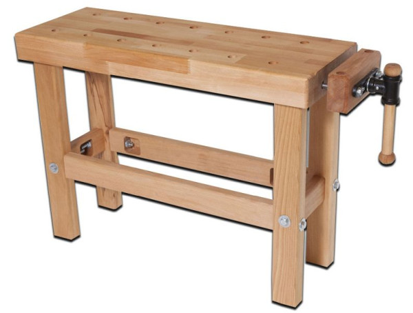 Etabli en bois de pin KIDS, 1100x350x850mm, Kids 850/19