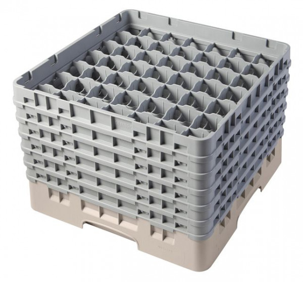 Panier de lavage Cambro 49 compartiments Camrack® 29,8 cm Beige, SU: 2 pièces, 49S1114184