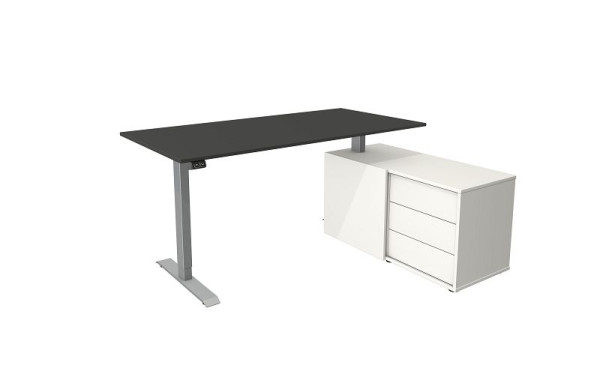 Kerkmann poste de travail complet Move 1, argent/anthracite, 10221913