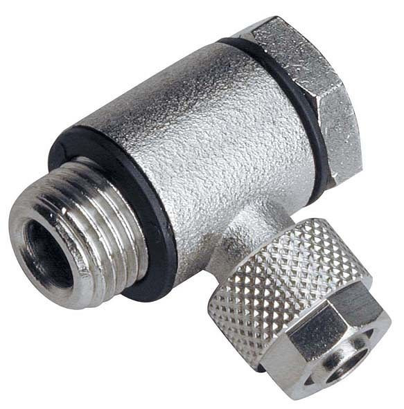 temporisateur A-WSH-8/6-3/8-MSv, raccord à bague pivotante coudée - cylindrique, simple avec boulon banjo, UVC : 10 pièces, 01631540