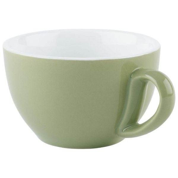 Tasses à cappuccino APS vertes, Ø 10,5 cm, hauteur : 6,5 cm, 300 ml, lot de 6, 16007