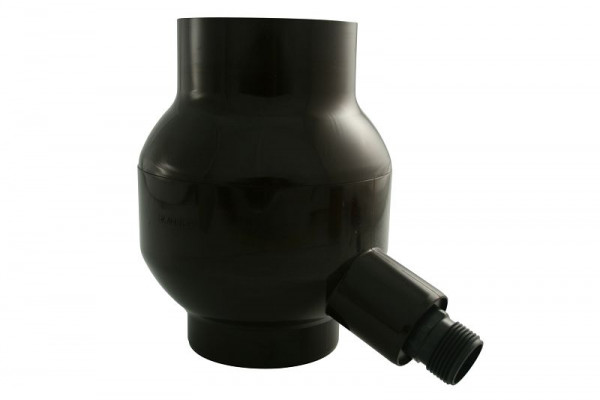 Collecteur de pluie Marley Rainboy avec système de filtration et arrêt de trop-plein, DN 87-105 marron, 079592