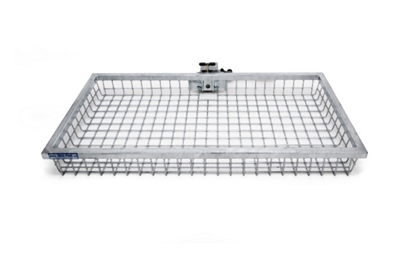 Porte-bagages arrière Optimal, abaissable avec dégagement rapide en taille 1200 x 600 x 125 mm, 101467