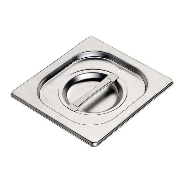 Couvercle Gastro M avec rebord en silicone pour bacs GN GN1 / 6, GR748